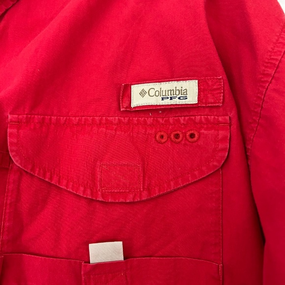 Columbia PFG Texas Tech Red Raiders NCAA Super Cotton L/S Sz XL Fishing Shirt - Picture 8 of 12